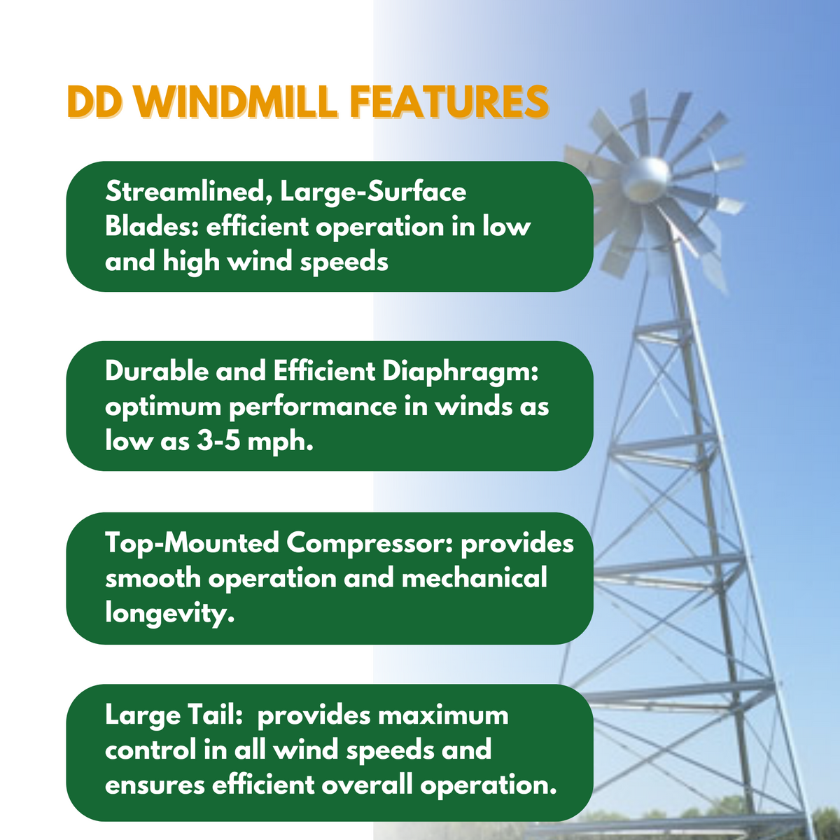 Double Diaphragm - Windmill Aeration System – Koenders Water Solutions ...