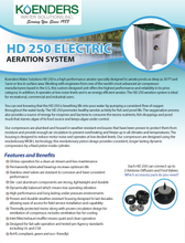 Koenders HD250 Electric Aeration System