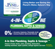 Nature's Pond 4-In-One Plumbing, Septic & Sewage
