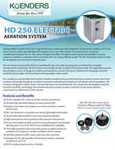 HD 250 Electric Aerator
