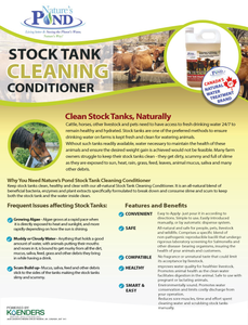 Nature's Pond Stock Tank Cleaning Conditioner